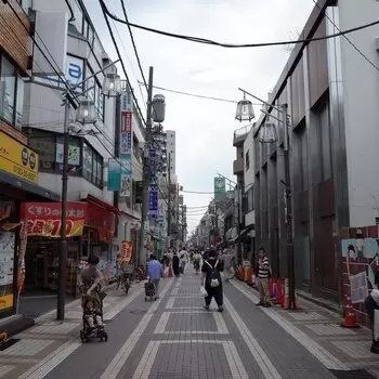 なんかほっとする昭和通り商店街。