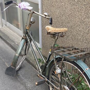 浅野忠信ならぬ、自転車です。