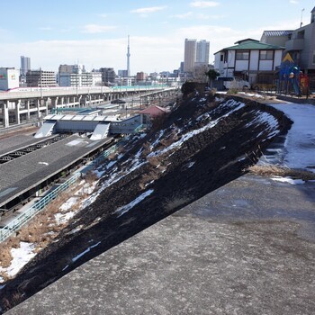 田端駅の隣に突然の崖。その理由は……